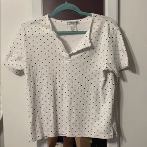 Rebecca Malone Polka Dot Blouse